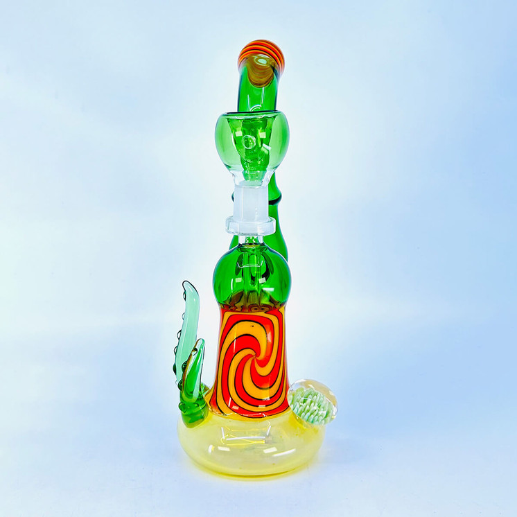 MSB13 - Fancy Bubbler With Tentacles - 8 Inch