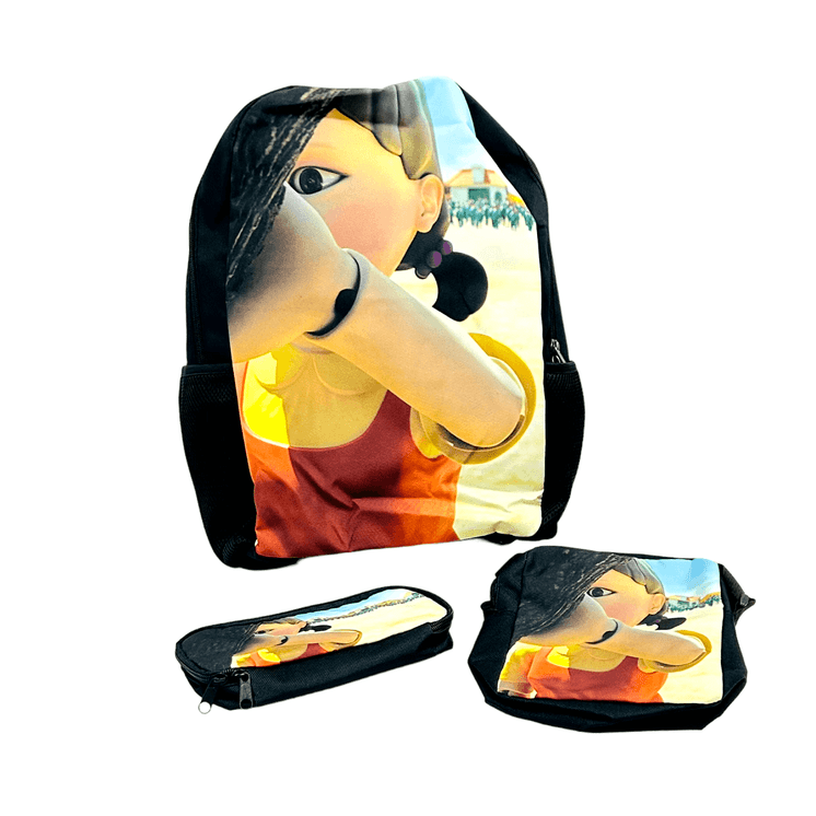 Squid Backpack Set - 3 Counts Per Set - Assorted Designs