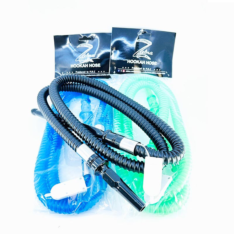 Zebra Hookah Led Super Plastic Hose - Mix Colors - PA-14