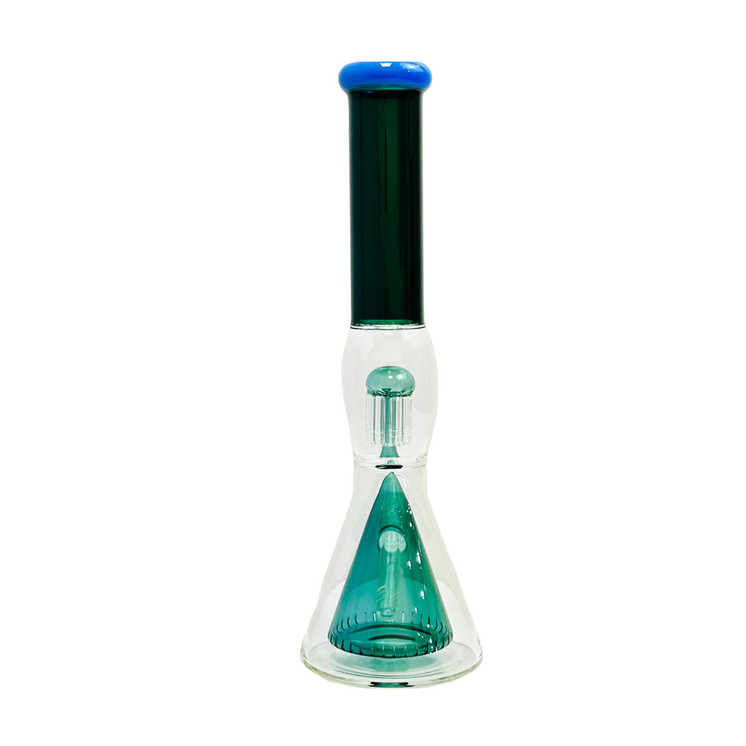 WPSC2386 - 16 Inch Waterpipe - The Pyramid With Tree Perc