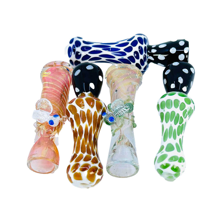 MSOH2 - 3 Inch One-Hitter - Assorted Designs - 5 Counts Per Pack