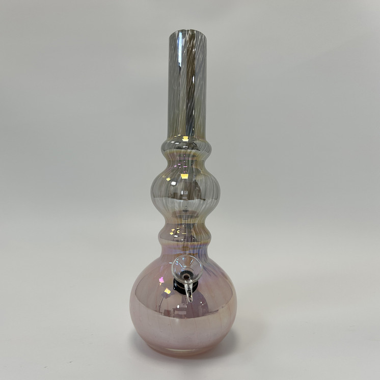 Glass Waterpipe 12 Inch - Ray-K-100 - Assorted Colors - Price Per Piece - WPRT47