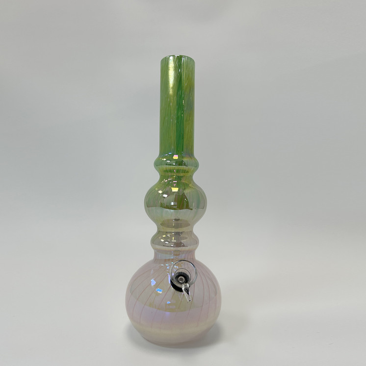 Glass Waterpipe 12 Inch - Ray-K-100 - Assorted Colors - Price Per Piece - WPRT47