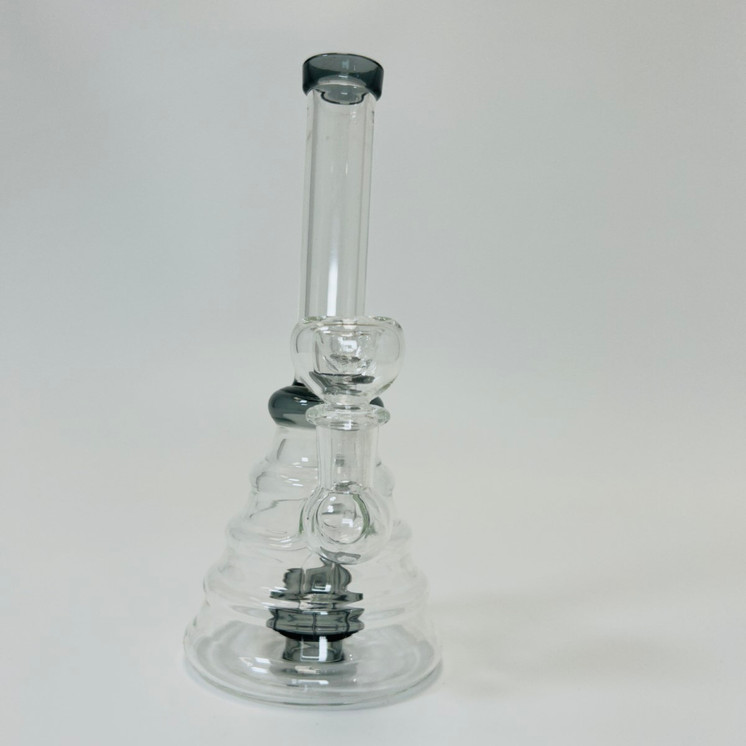 Waterpipe 7 Inch - Layered Glass With Inline Perc - WPLG191