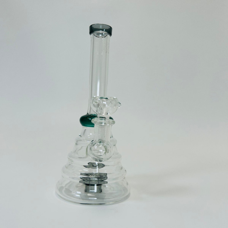 Waterpipe 7 Inch - Layered Glass With Inline Perc - WPLG191