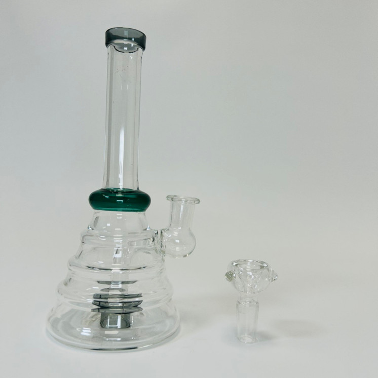 Waterpipe 7 Inch - Layered Glass With Inline Perc - WPLG191