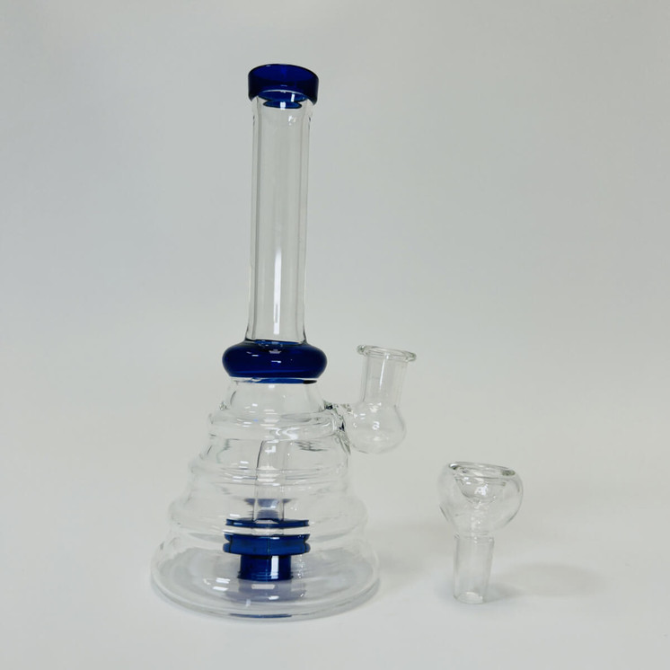 Waterpipe 7 Inch - Layered Glass With Inline Perc - WPLG191