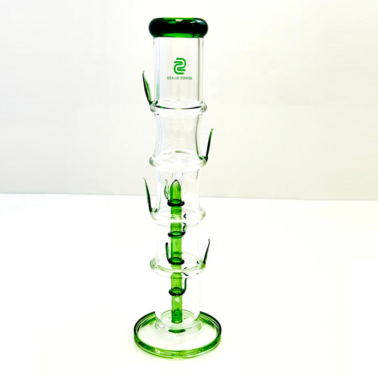 Sense Glass Bamboo Waterpipe 13 Inch - WPSC2794