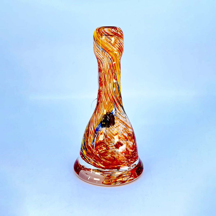 Glass Waterpipe 6 Inch - Ray-K-10 - Assorted Colors - Price Per Piece - WPRT10