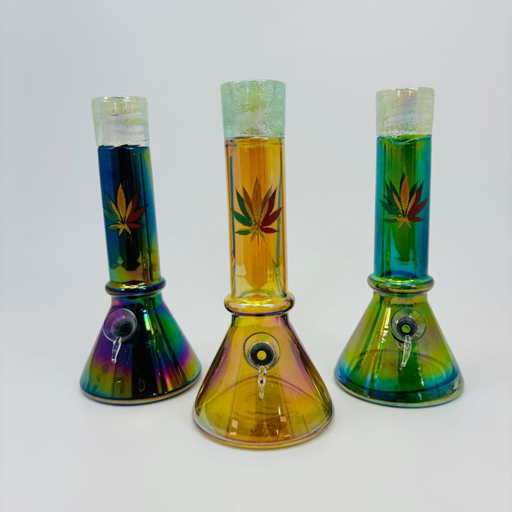 9 Inches - Glass Waterpipe - (Ray-K-64) - Price Per Piece