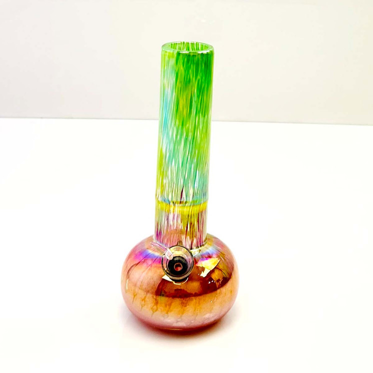 Glass Waterpipe 10 Inch - Ray-K-72 - Assorted Colors - Price Per Piece - WPRT35