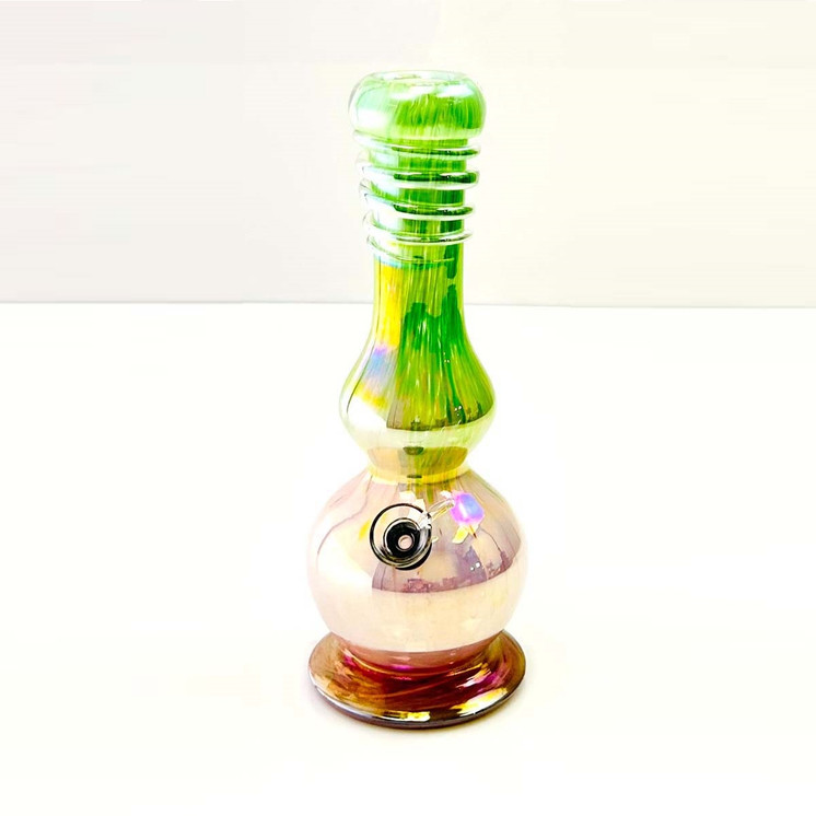 Glass Waterpipe 11 Inch - Ray-K-86 - Assorted Colors - Price Per Piece - WPRT43