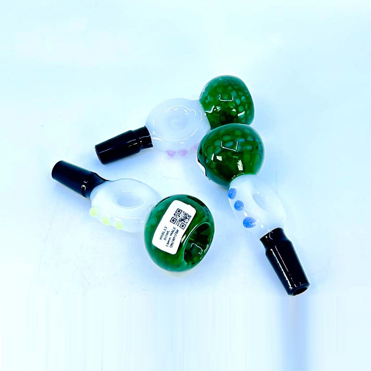 Slime Honeycomb Bowl - 14mm - Male - 3 Tone - Assorted Colors - Price Per Piece - MSBL13