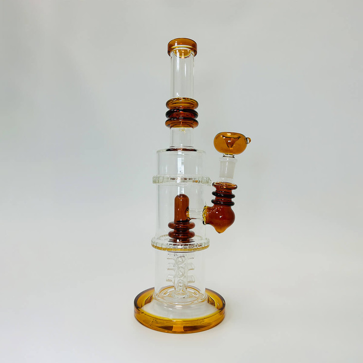 WPAG47 - 12 Inch Waterpipe - Fancy Straight With Matrix Perc