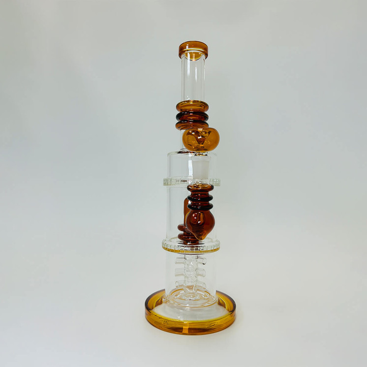 WPAG47 - 12 Inch Waterpipe - Fancy Straight With Matrix Perc