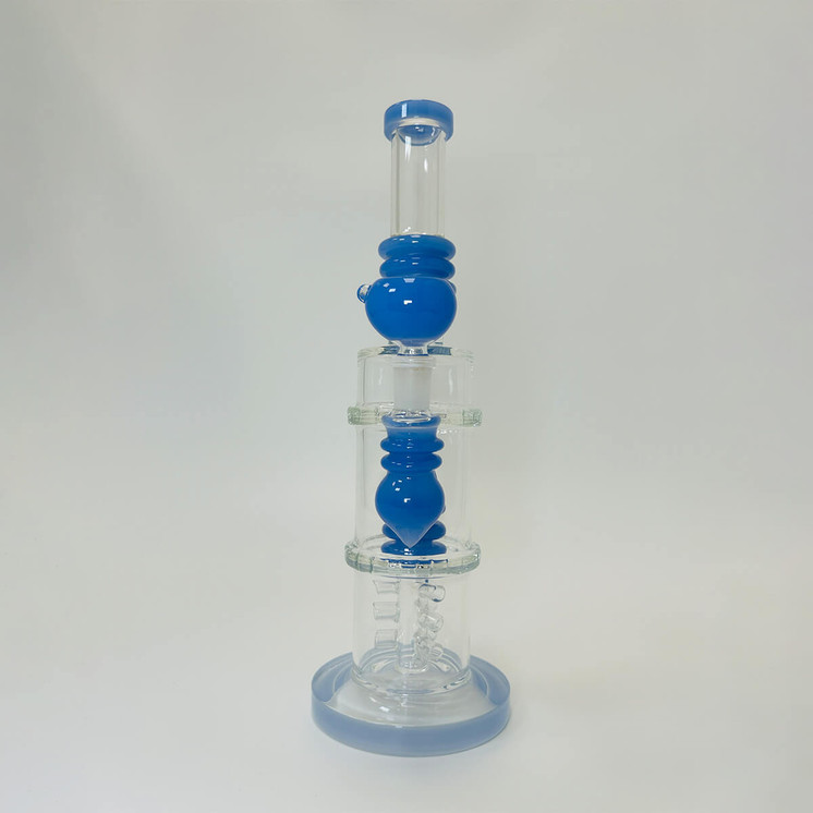 WPAG47 - 12 Inch Waterpipe - Fancy Straight With Matrix Perc