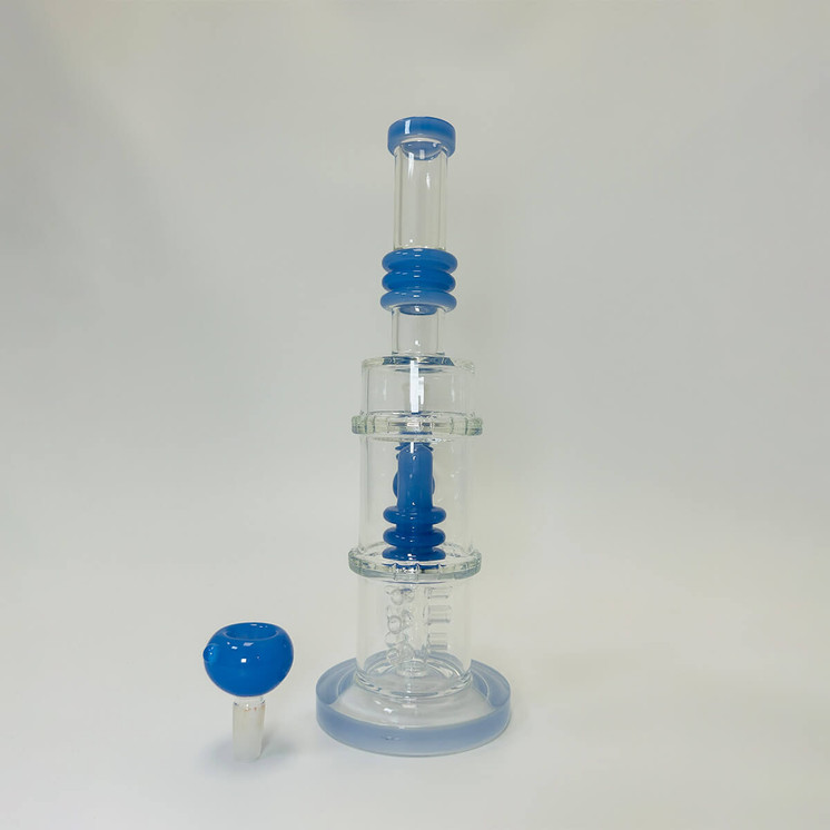 WPAG47 - 12 Inch Waterpipe - Fancy Straight With Matrix Perc