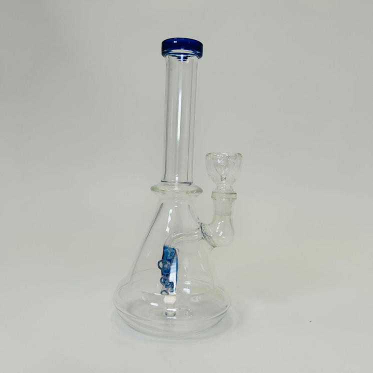WPLG106 - 8 Inch Waterpipe With Donut Perc - Blue