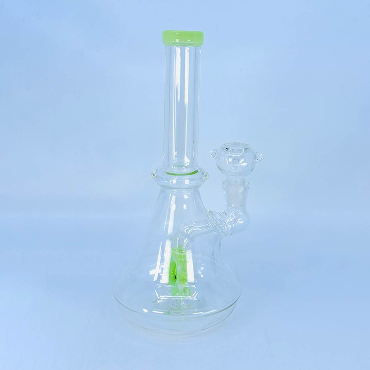 WPLG106 - 8 Inch Waterpipe With Donut Perc - Assorted Colors