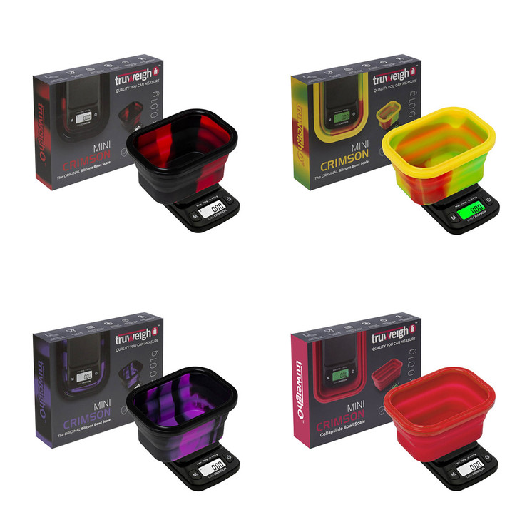 Truweigh Mini Crimson Collapsible Bowl Scale - 100 X 0.01 Gram