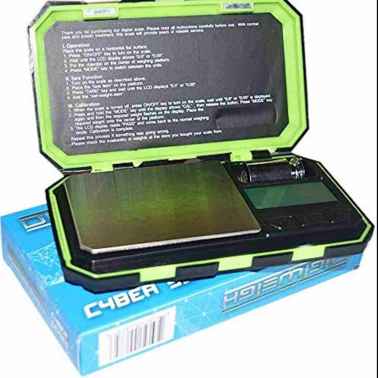 Weighmax Digital Scale - 2t-100 - Green - 100Gram x 0.01Gram green