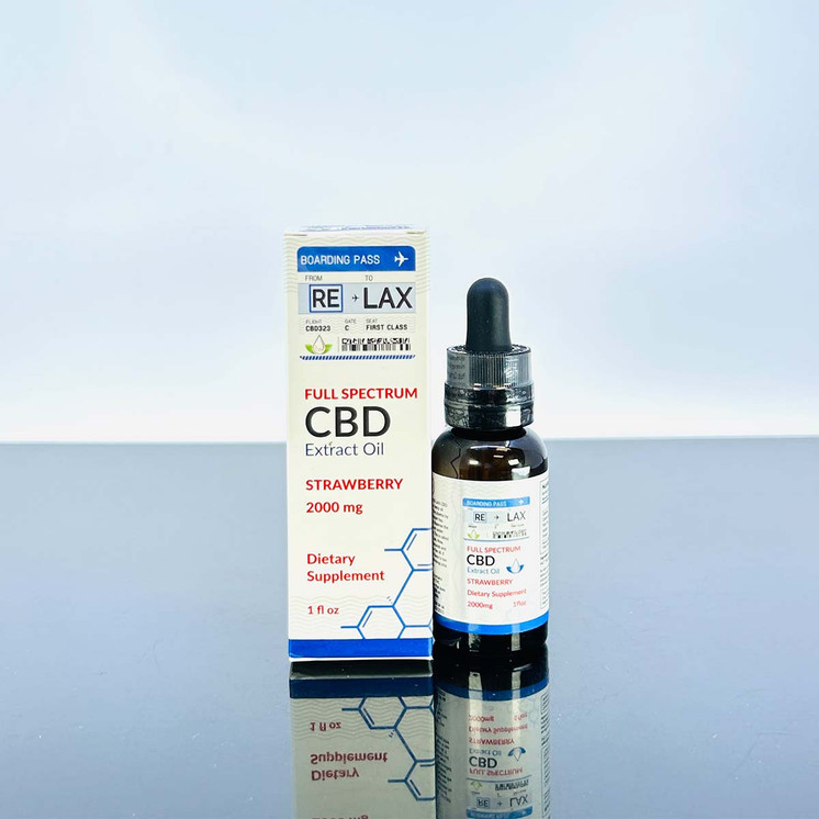Re-Lax Full Spectrum CBD Oil Tincture
