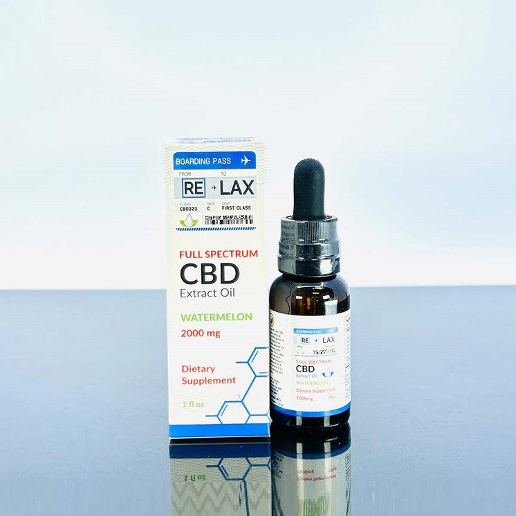 Re-Lax Full Spectrum CBD Oil Tincture