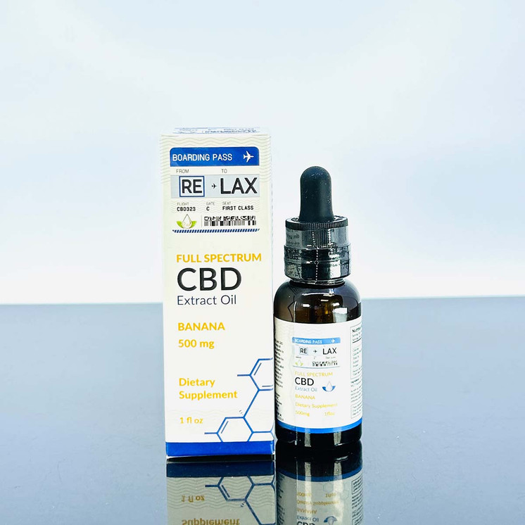 Re-Lax Full Spectrum CBD Oil Tincture