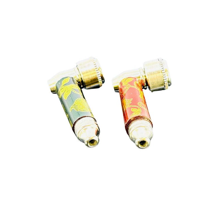 Metal Handpipe - 2.5 Inch - 5 Counts Per Pack - Assorted Colors - HPIM16