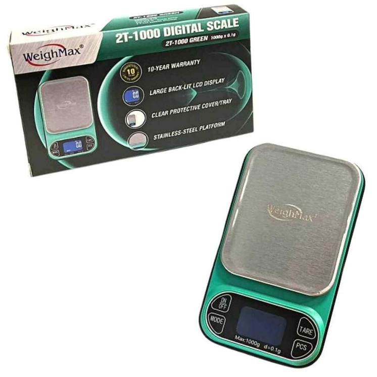 Weighmax Digital Scale - 2T-1000 - 1000 Grams x 0.1Gram