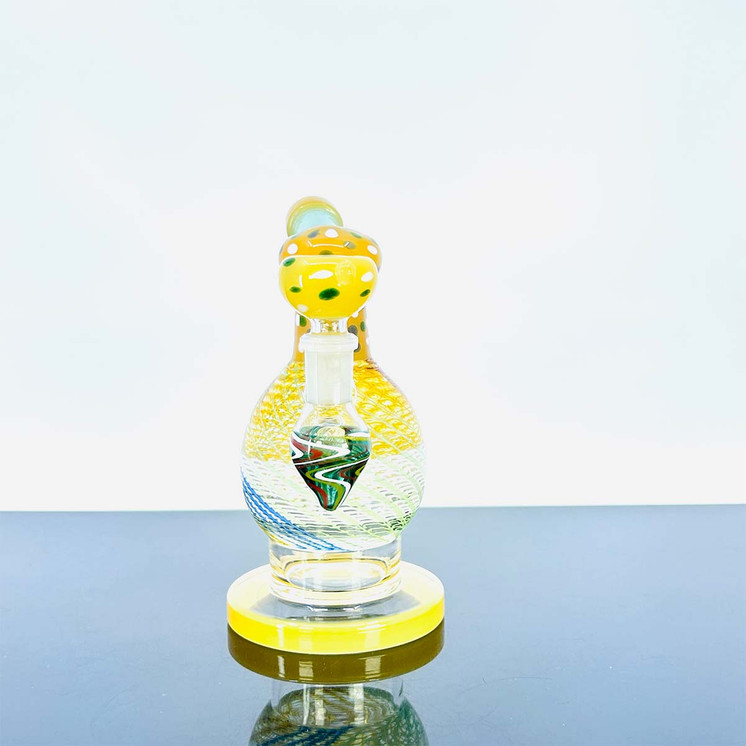 Ball Swirl Waterpipe - 6 Inch - WPAG114