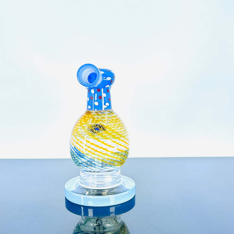 Ball Swirl Waterpipe - 6 Inch - WPAG114