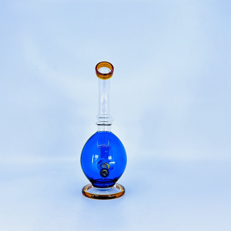 Waterpipe - 6.5 Inch - With bent Neck and Inline Perc 
