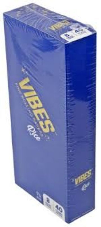 Vibes Cones King Size - 20 Cones Per Pack - 8 Pack Per Box-Rice Papers