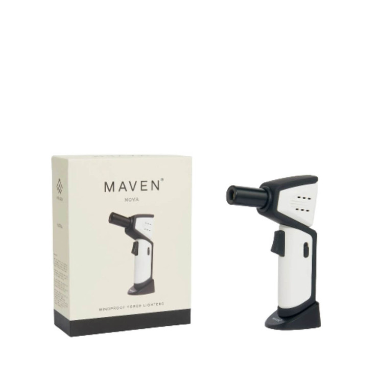 Maven Nova Torch Lighter White