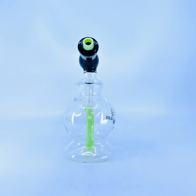 Helios Glass Waterpipe 6" With Sphera Inline Perc and Banger (Wpna 792)