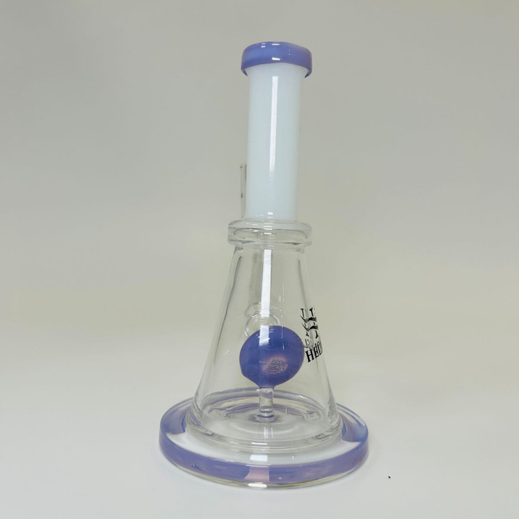 Helios Glass Waterpipe With Cone Perc and Banger