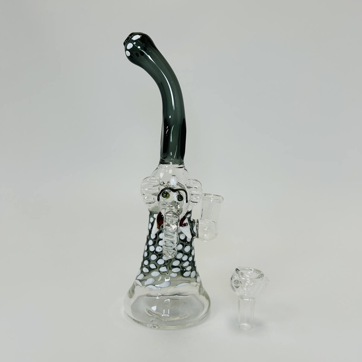 Bell Fancy Elephant Waterpipe - 8 Inch - Assorted Colors - Price Per Piece - WPAG122