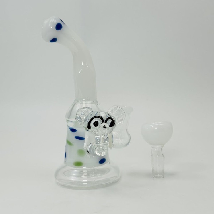 Bell Fancy Elephant Waterpipe - 8 Inch - Assorted Colors - Price Per Piece - WPAG122