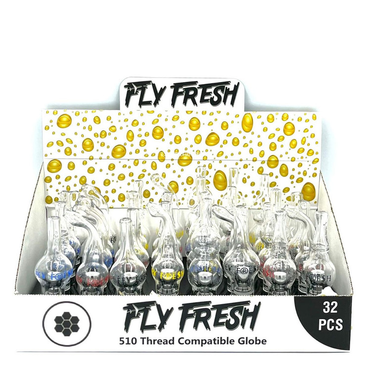 Fly Fresh 510 Thread Compatible Globe Vaporizer - 32 Counts Per Box