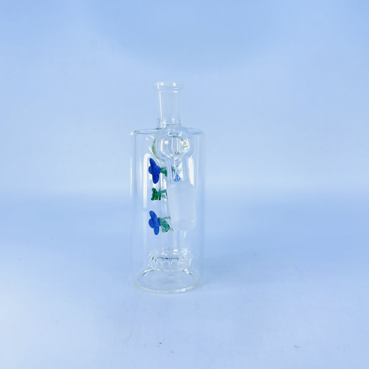 Ash Catcher 45 Degree - 14 Male - 14 Female With Showerhead and Flowers Perc