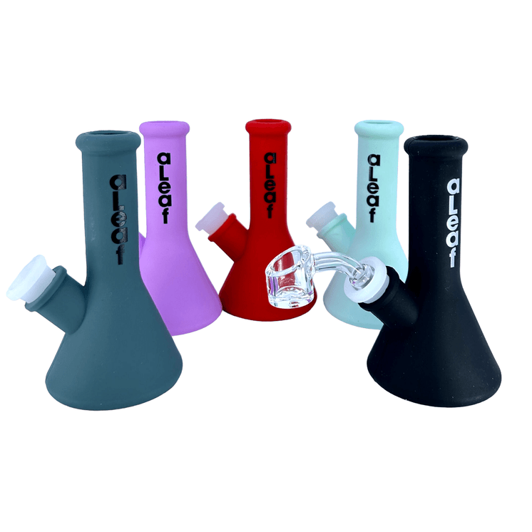 Aleaf Silicone Waterpipe 5 Inch - Assorted Colors