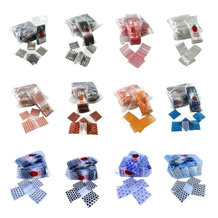 Apple Baggies 2020 - Ziplock 2.5mil Plastic Bags - 2 X 2 Inch - 100 Bags Per Pack - 10 Packs Per Box