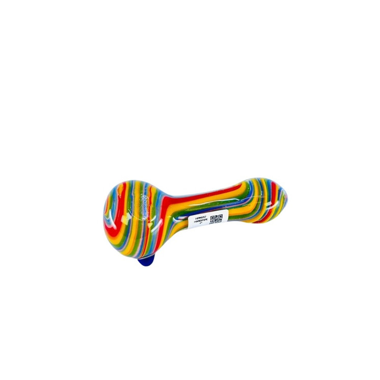 Handpipe - 4 Inch - Colorful Swirl