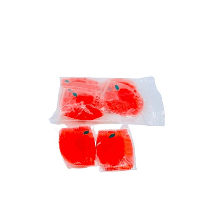 Apple Baggies 1212 - Ziplock 1/2" X 1/2" Inch - 100 Bags Per Pack - 10 Packs Per Box - Red