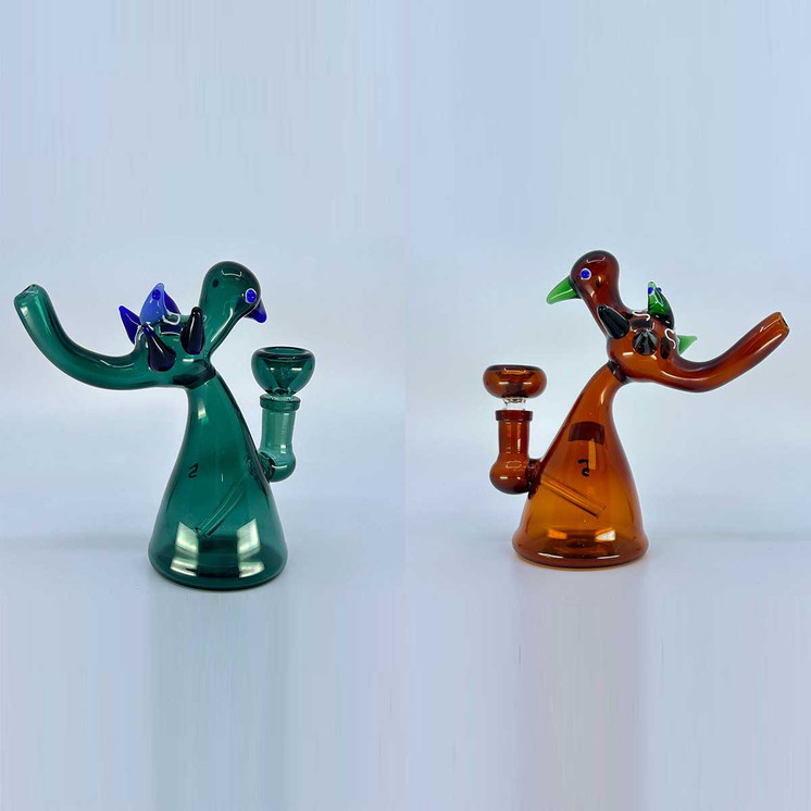 Waterpipe With Hummingbird - 6 Inch - WPAG138