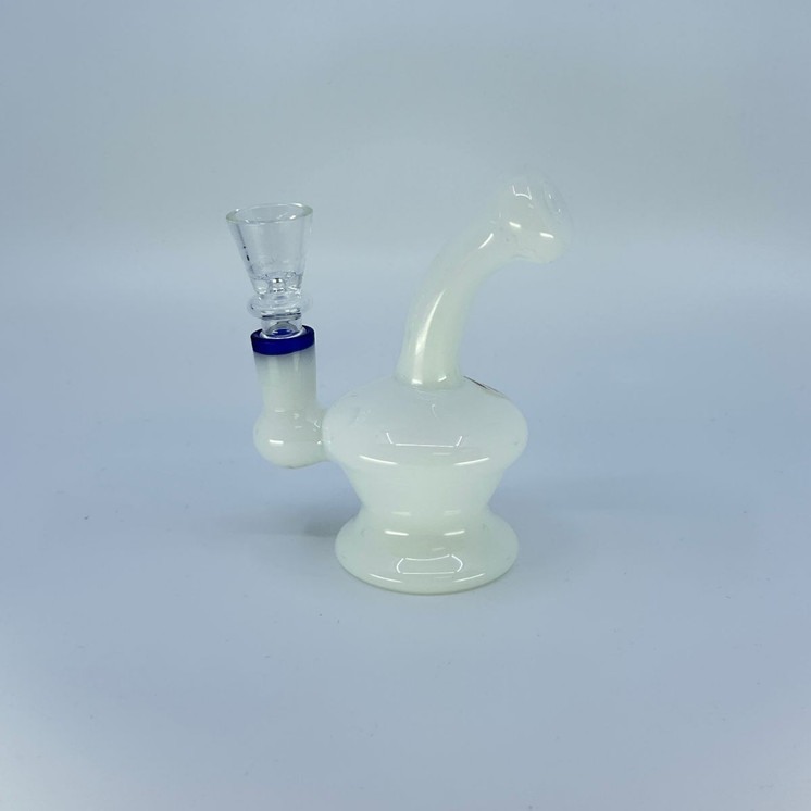 Mini Waterpipe - 5 Inch - WPAG146-MILKY WHITE