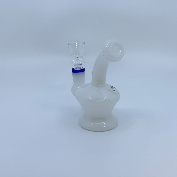 Mini Waterpipe - 5 Inch - WPAG146-MILKY WHITE