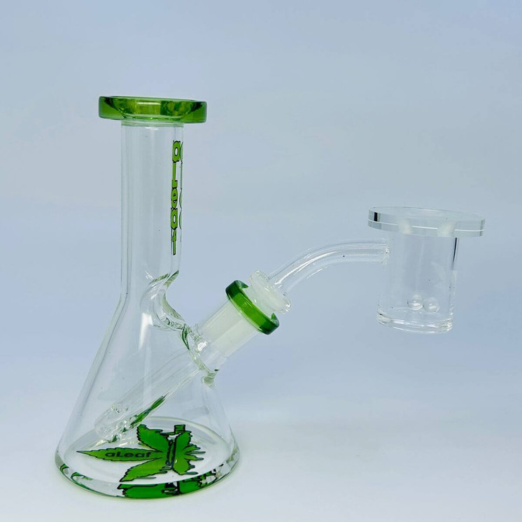 Aleaf Waterpipe - Beaker the Elite Spinner Kit With - 25mm Banger - Green