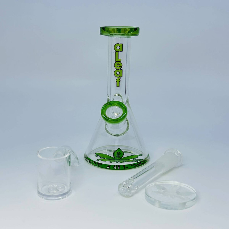 Aleaf Waterpipe - Beaker the Elite Spinner Kit With - 25mm Banger - Green